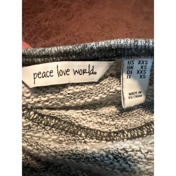 MIND BODY LOVE by Peace Love World Pullover Top Hidden Gusset Size XS - Picture 4 of 10